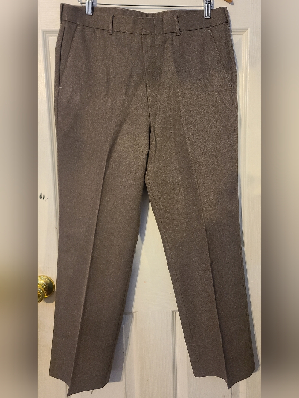 Mens Vintage 60s Montgomery Ward Brown Chinos, 36x30